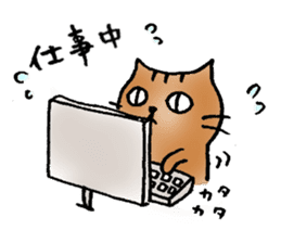 A cat named Torata6 in spring sticker #10071040