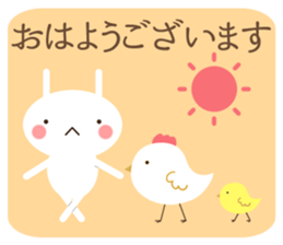 Every day Rabbit life sticker #10071524