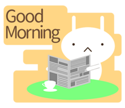 Every day Rabbit life sticker #10071525