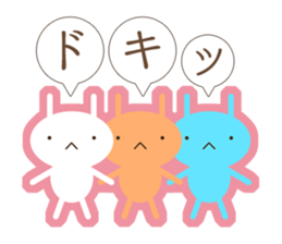 Every day Rabbit life sticker #10071533