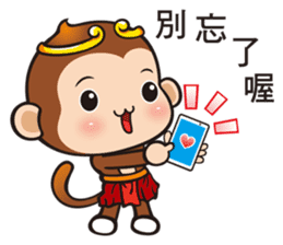joy monkey sticker #10071720