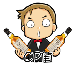 Whiskey life sticker #10072057