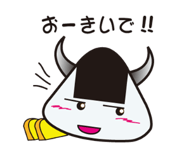 ONI-ONIGIRI kun KANSAI SOUL sticker #10072065