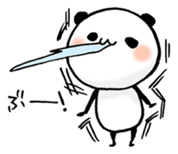 a cute panda sticker #10072188