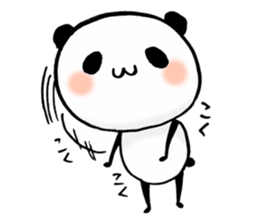 a cute panda sticker #10072193