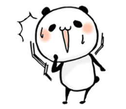 a cute panda sticker #10072196