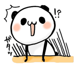 a cute panda sticker #10072197