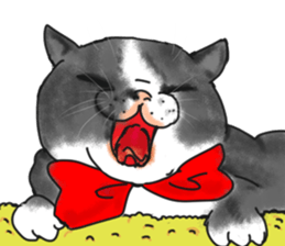 British Shorthair fat cat sticker #10072784