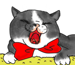 British Shorthair fat cat sticker #10072784