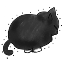 British Shorthair fat cat sticker #10072790