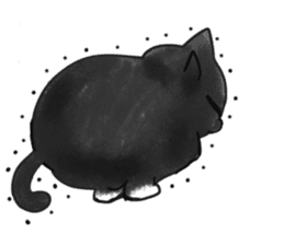 British Shorthair fat cat sticker #10072790