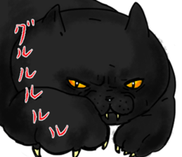 British Shorthair fat cat sticker #10072802