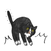 British Shorthair fat cat sticker #10072808