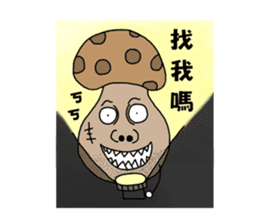 Mushroom head Part l sticker #10073238