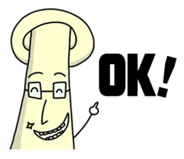 Mushroom head Part l sticker #10073260