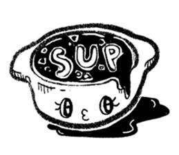 doodles in boring class sticker #10073506