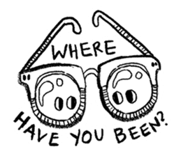 doodles in boring class sticker #10073507