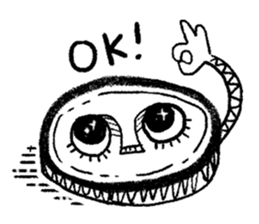 doodles in boring class sticker #10073508