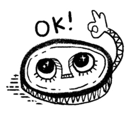 doodles in boring class sticker #10073508