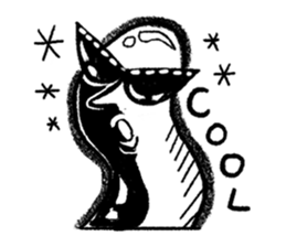 doodles in boring class sticker #10073509