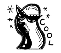 doodles in boring class sticker #10073509