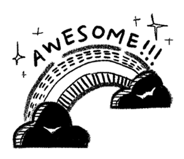 doodles in boring class sticker #10073511