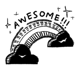 doodles in boring class sticker #10073511