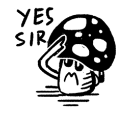 doodles in boring class sticker #10073514