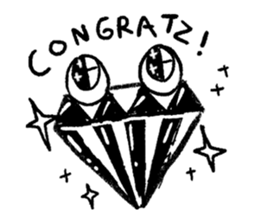 doodles in boring class sticker #10073519