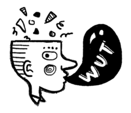 doodles in boring class sticker #10073520