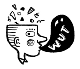 doodles in boring class sticker #10073520