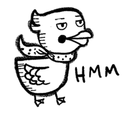 doodles in boring class sticker #10073521