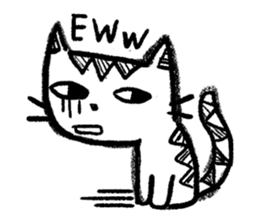 doodles in boring class sticker #10073523