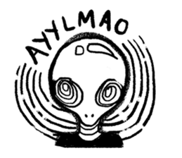 doodles in boring class sticker #10073526