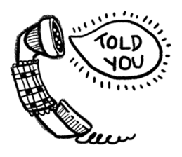 doodles in boring class sticker #10073539