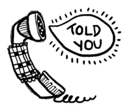 doodles in boring class sticker #10073539