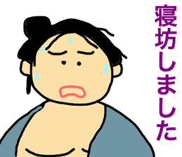 I am not sumou wrestler. I am debu. sticker #10073605