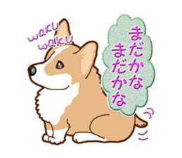 Daily life of Corgi sticker #10073729