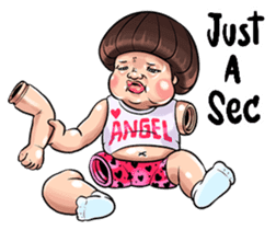 Child's Angel Doll 1.0 sticker #10073927