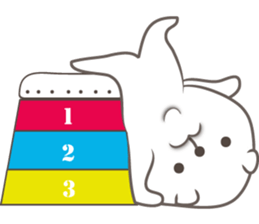 white bb sticker #10074693