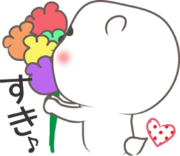 white bb sticker #10074696