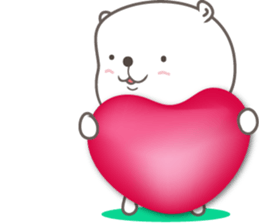 white bb sticker #10074697