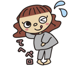 cute cute cute girl sticker #10074737