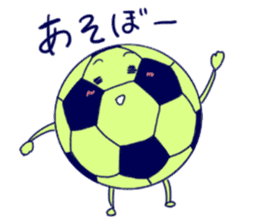 soccer ball sticker #10075068