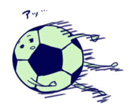 soccer ball sticker #10075069
