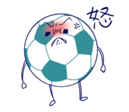 soccer ball sticker #10075074