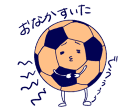 soccer ball sticker #10075076
