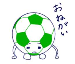 soccer ball sticker #10075077