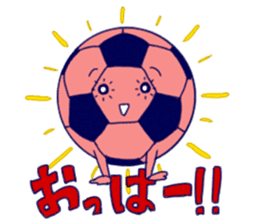 soccer ball sticker #10075078