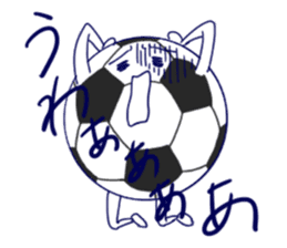 soccer ball sticker #10075084